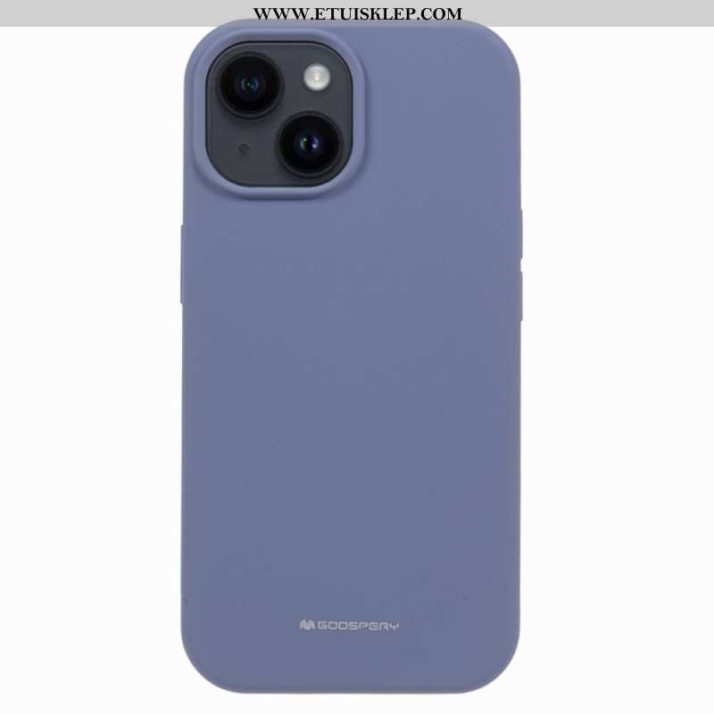 Etui do iPhone 15 Plus Płynny Silikon Rtęciowy Goospery